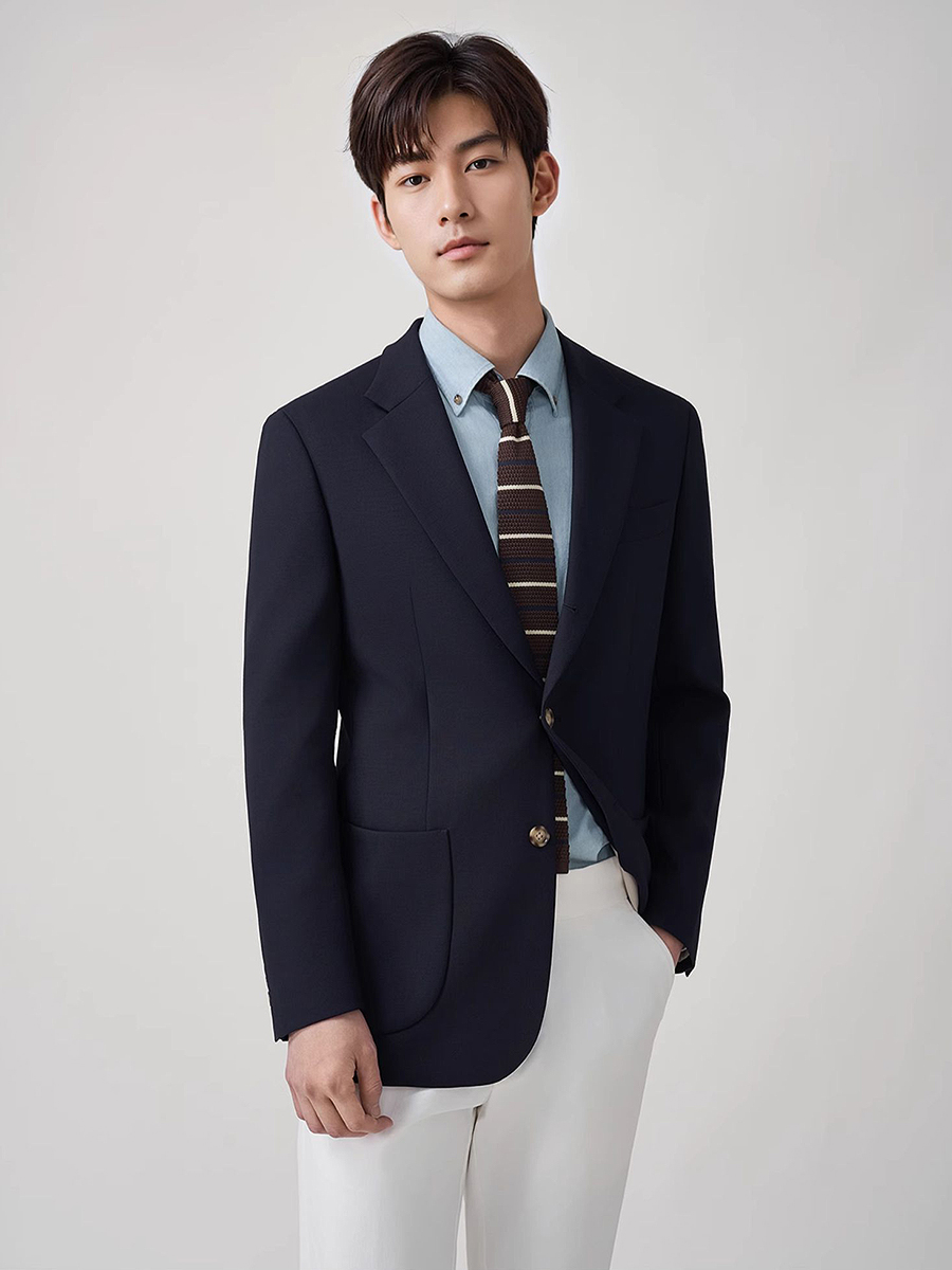 Men'S Formal Wear For Graduation - メンズ50%ウールブレザー、ティーン向けアメリカ高校卒業式フォーマルジャケット、ティーンボーイズカジュアルウェア、プロム＆ホームカミング用、54