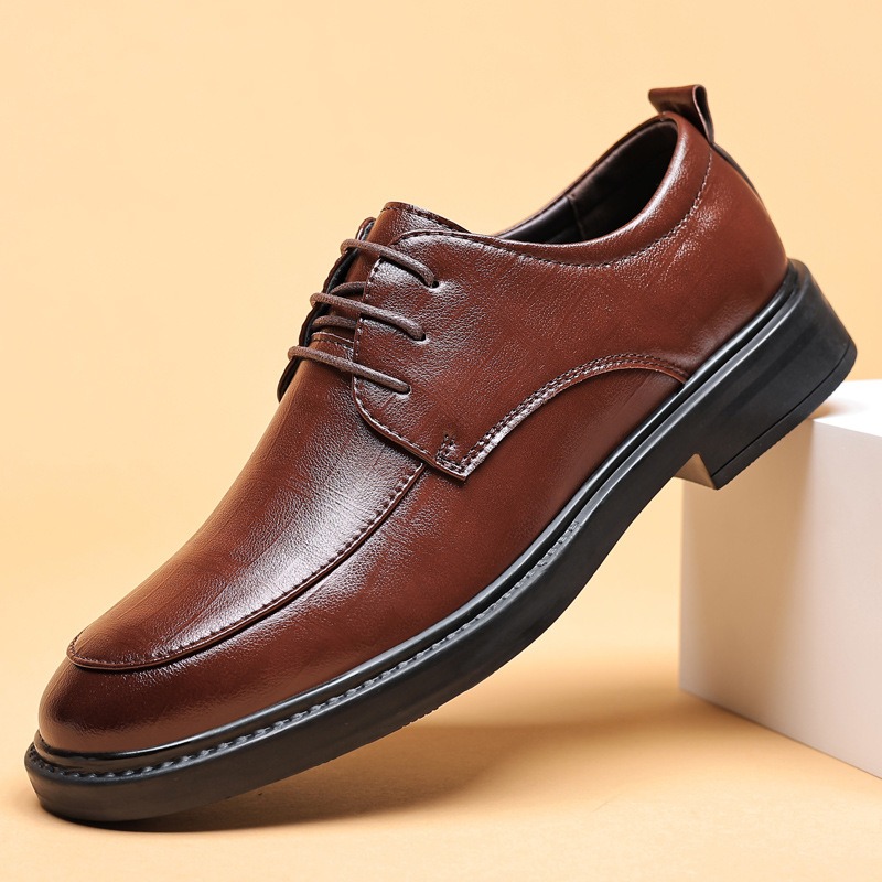 Men'S Formal Office Wear Shoes - 男性用プラットフォームドレスシューズ男性用ダービーフォーマルシューズ高級パーティースーツカジュアルビジネスフットウェアモカシン