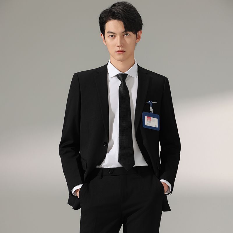 Men'S Formal Wear For Graduation - 男性ティーンボーイズ韓国スタイルスリムフィットブレザーパンツセットカジュアル結婚式プロムスーツ卒業式フォーマルウェア