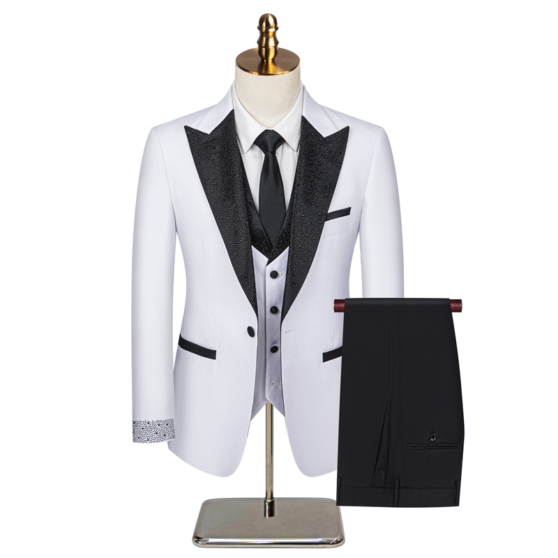2026 グリッタークリスタル 3ピース メンズスーツセット - Men'S Formal Dinner Wear のレビューと価格