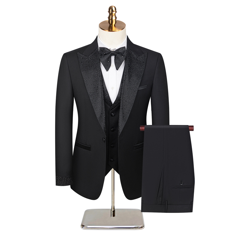 2026 グリッタークリスタル 3ピース メンズスーツセット - Men'S Formal Dinner Wear のレビューと価格