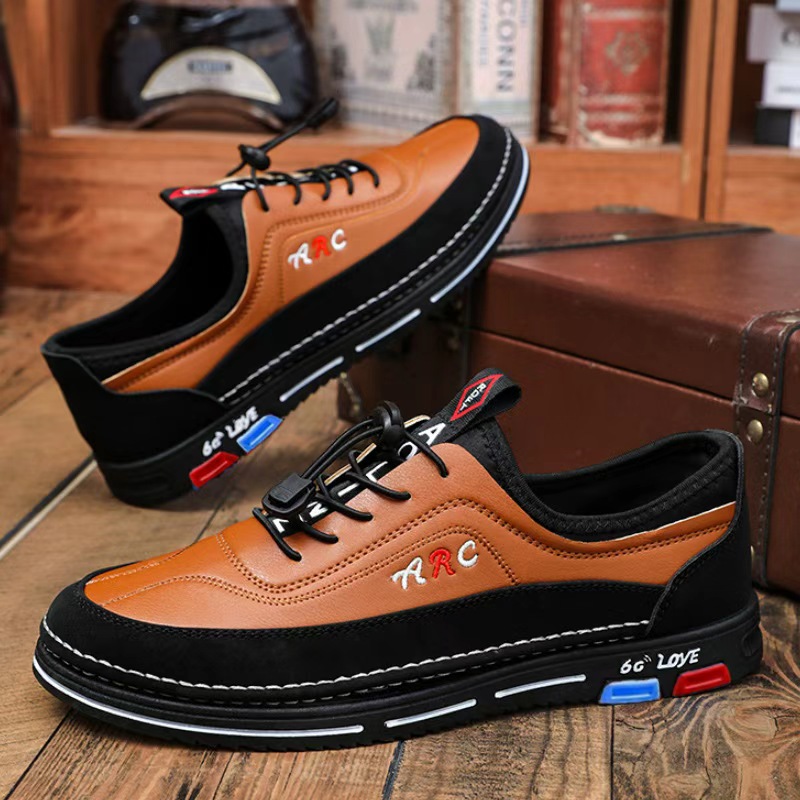 メンズビジネスドレスシューズ。軽量で、耐久性があり、通気性に - Men'S Formal Office Wear Shoes のレビューと価格