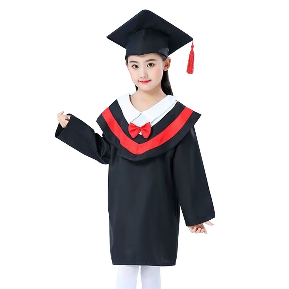 2 ピース/セット幼稚園児卒業ガウン名誉卒業帽子タッセル付き - Men'S Formal Wear For Graduation のレビューと価格