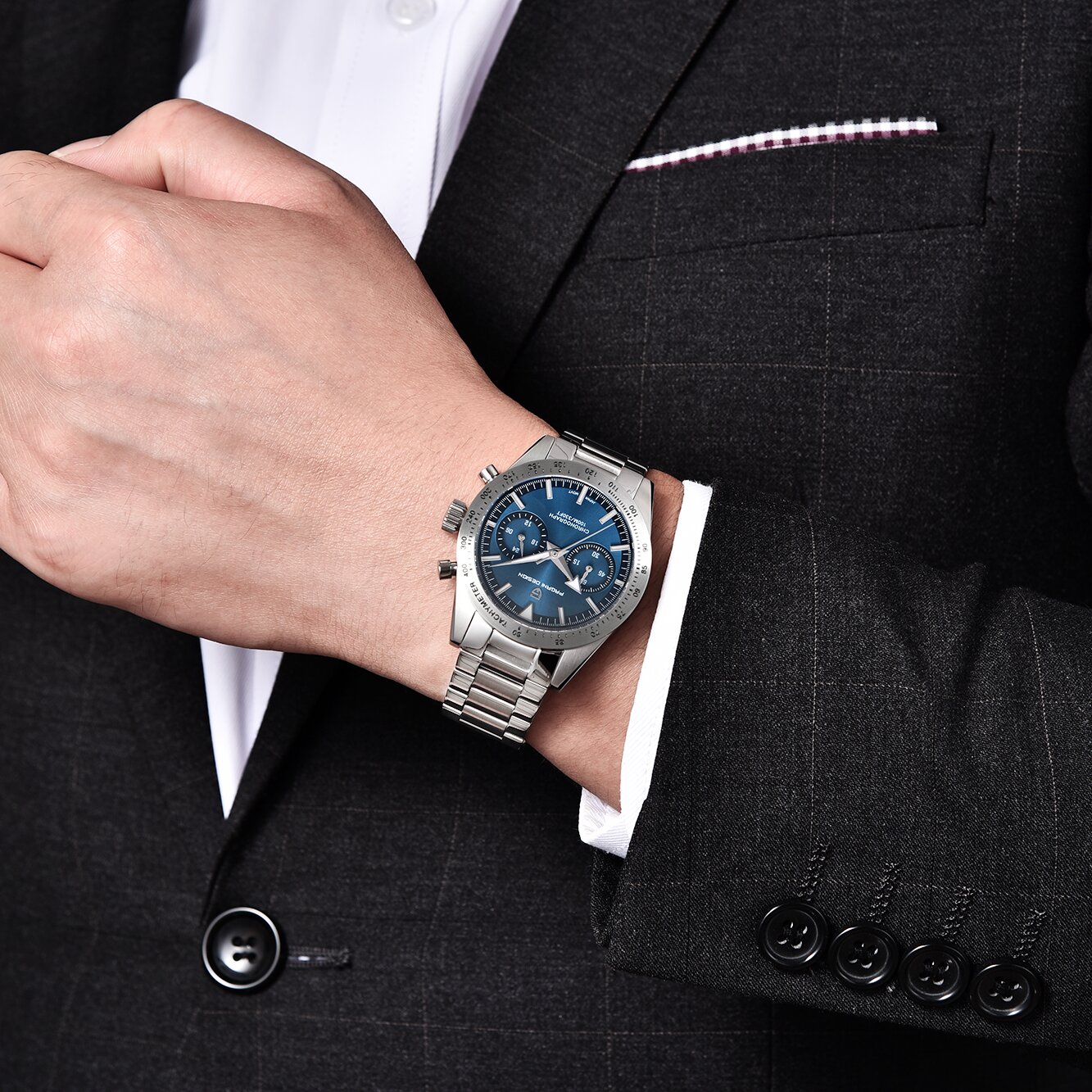 パガーニデザインプレミアム高級エレガントメンズクォーツ時計フ - Men'S Formal Wear Watches のレビューと価格