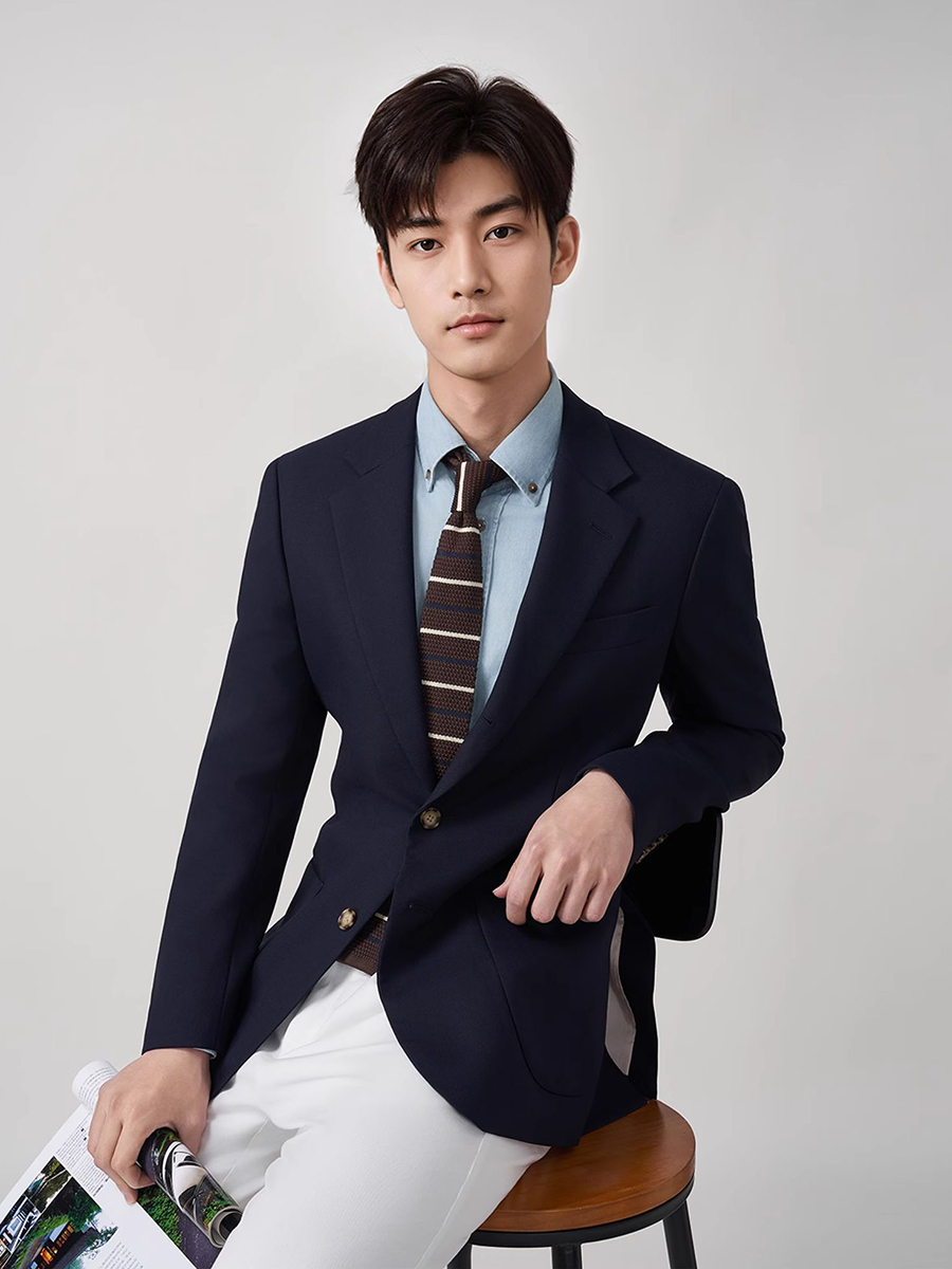 メンズ50%ウールブレザー、ティーン向けアメリカ高校卒業式フ - Men'S Formal Wear For Graduation のレビューと価格