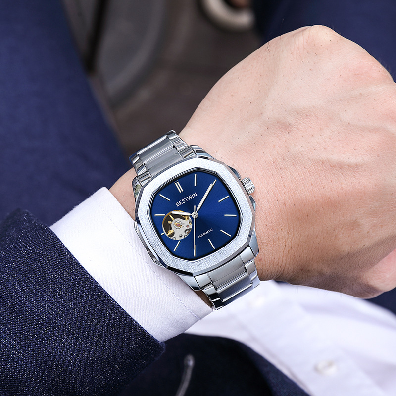 ビジネスマン向け、フルオートマチック機械式腕時計。ステンレス - Men'S Formal Wear Watches のレビューと価格