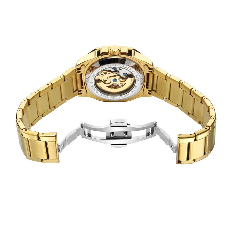 ビジネスマン向け、フルオートマチック機械式腕時計。ステンレス - Men'S Formal Wear Watches のレビューと価格
