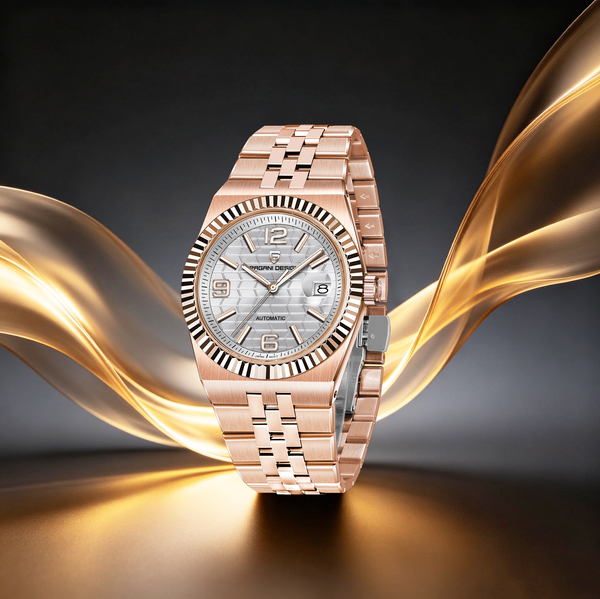 パガーニデザイン高級メンズ自動ドレスウォッチサファイアステン - Men'S Formal Wear Watches のレビューと価格