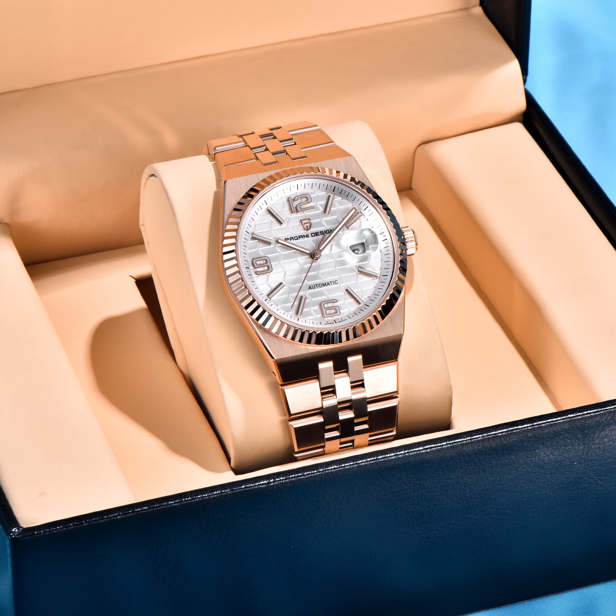 パガーニデザイン高級メンズ自動ドレスウォッチサファイアステン - Men'S Formal Wear Watches のレビューと価格