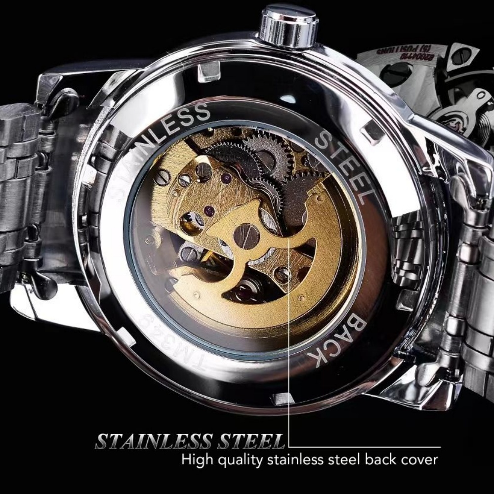メンズ高級自動巻き機械式腕時計 - 夜光針、ステンレススチー - Men'S Formal Wear Watches のレビューと価格