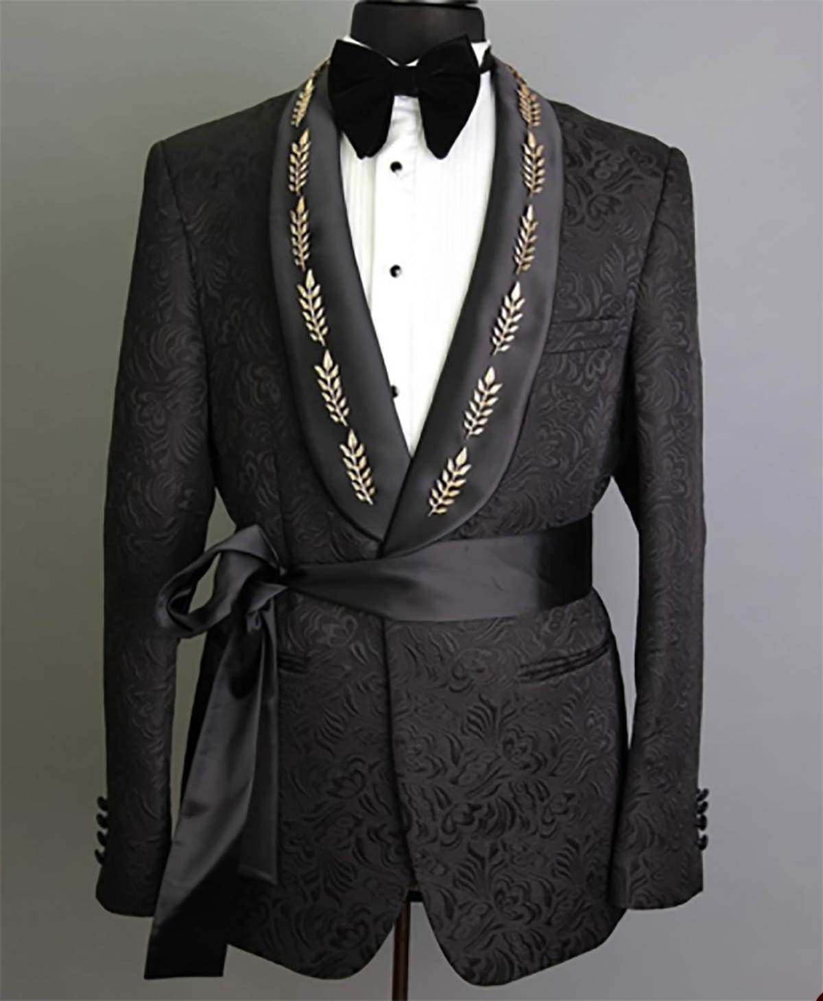 フォーマルウェディングタキシード ジャカードサッシュ 2ピー - Men'S Formal Wear For Graduation のレビューと価格