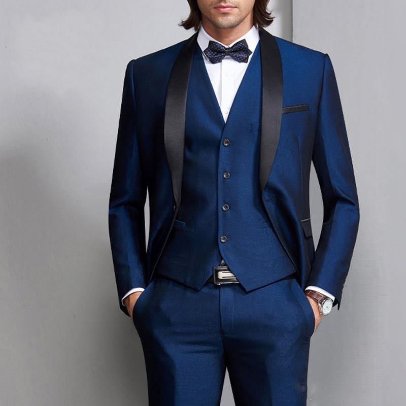 最新デザインのハンサムなウェディングスーツ3ピースセット、ス - Latest Men Formal Wear のレビューと価格