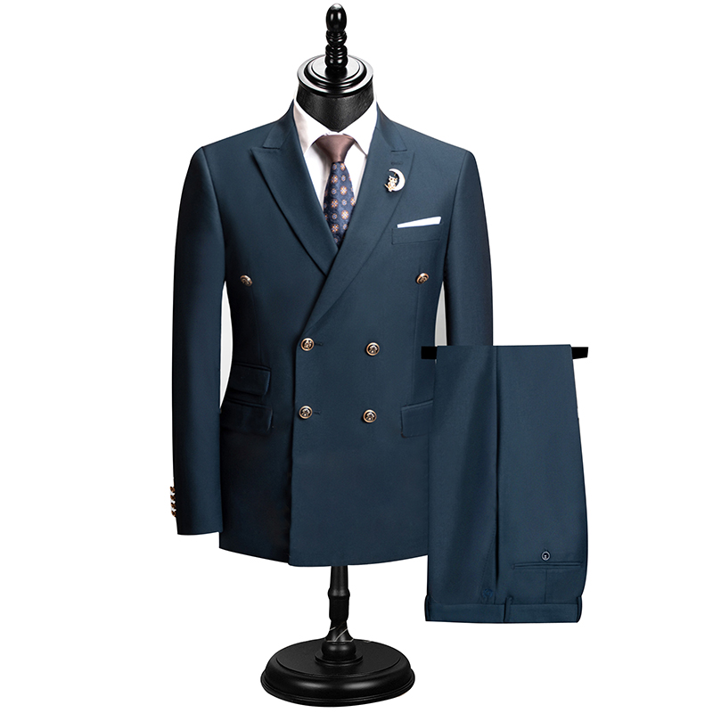 2026年 ソリッドカラー ダブルブレスト フォーマル ツー - Men'S Formal Dinner Wear のレビューと価格