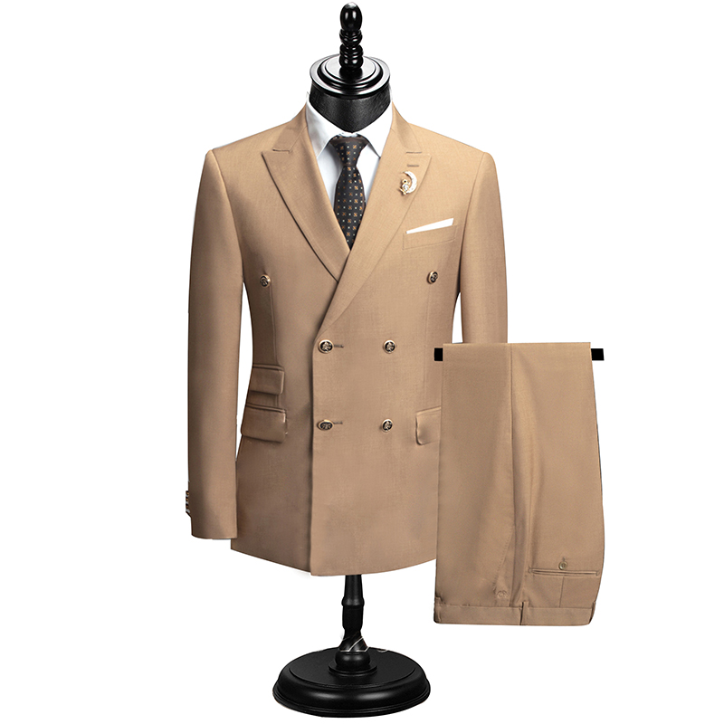 2026年 ソリッドカラー ダブルブレスト フォーマル ツー - Men'S Formal Dinner Wear のレビューと価格