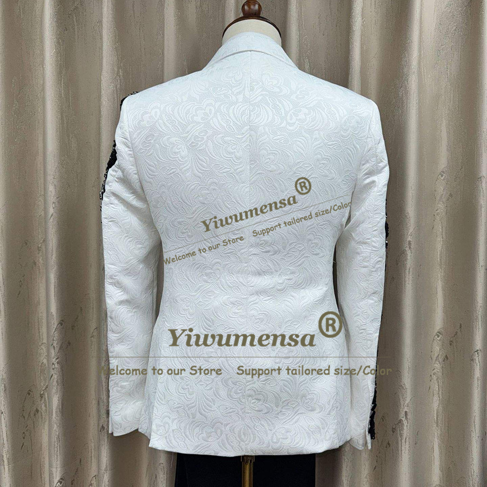 最新デザインの男性用ウェディングスーツ ダイヤモンドビーズア - Latest Men Formal Wear のレビューと価格