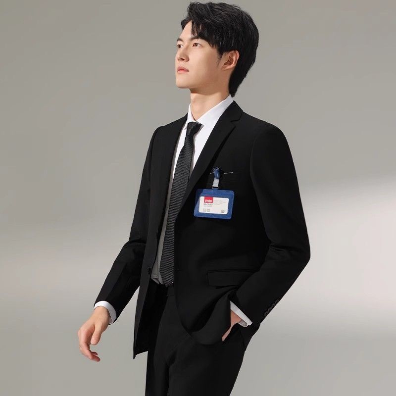 男性ティーンボーイズ韓国スタイルスリムフィットブレザーパンツ - Men'S Formal Wear For Graduation のレビューと価格