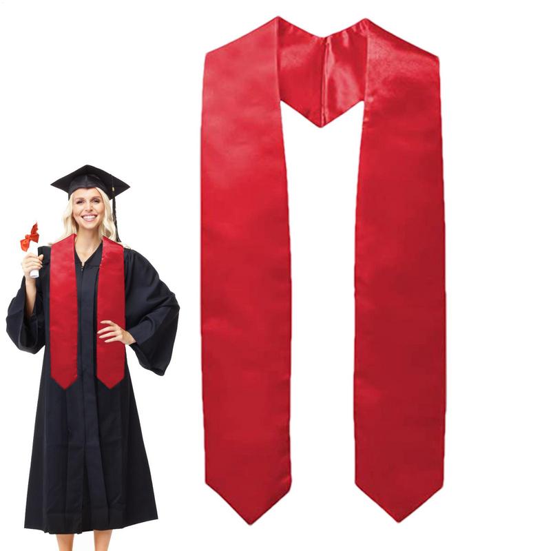1 個卒業ストールサッシュサテン無地名誉ストール学士ガウンス - Men'S Formal Wear For Graduation のレビューと価格