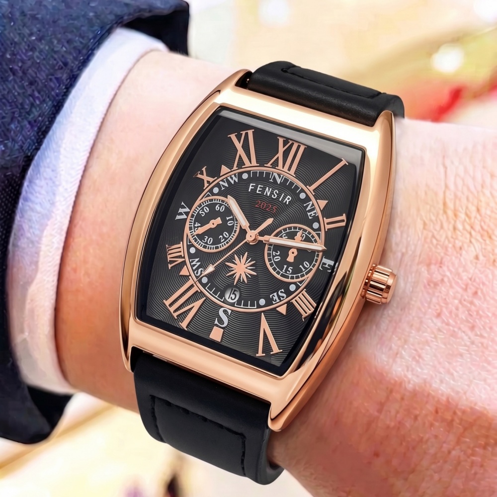 バレル型クォーツムーブメントを搭載した高級メンズウォッチ、ヴ - Men'S Formal Wear Watches のレビューと価格