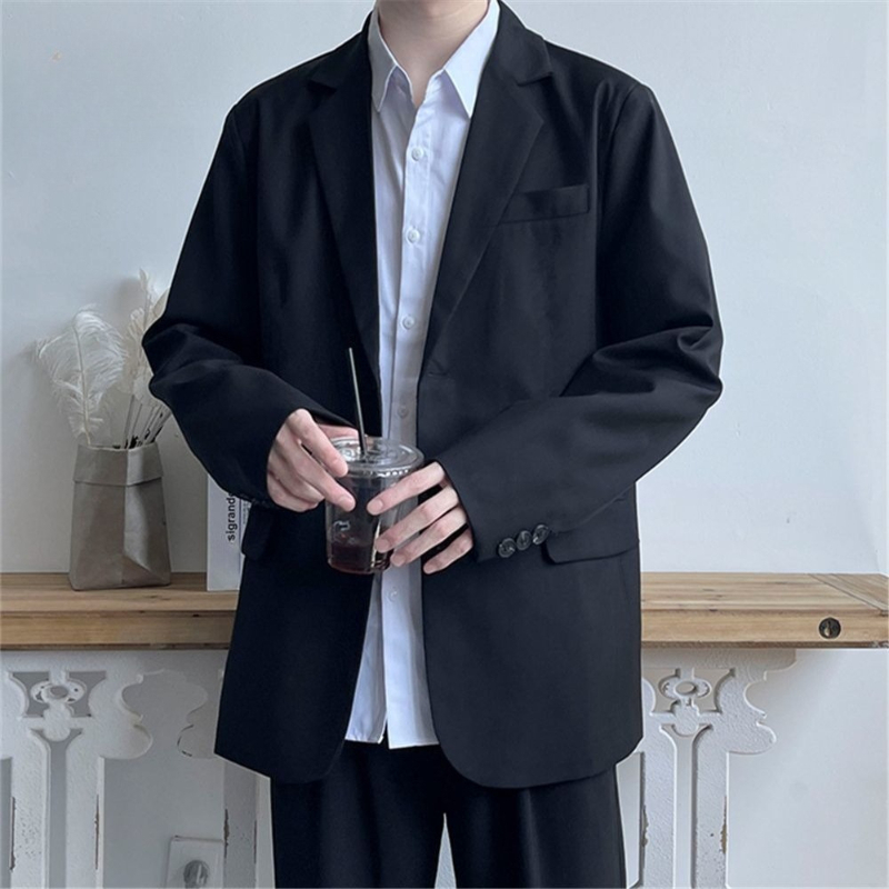 メンズカジュアルスーツセット カレッジ/高校制服風ブレザーパ - Men'S Formal Wear For Graduation のレビューと価格