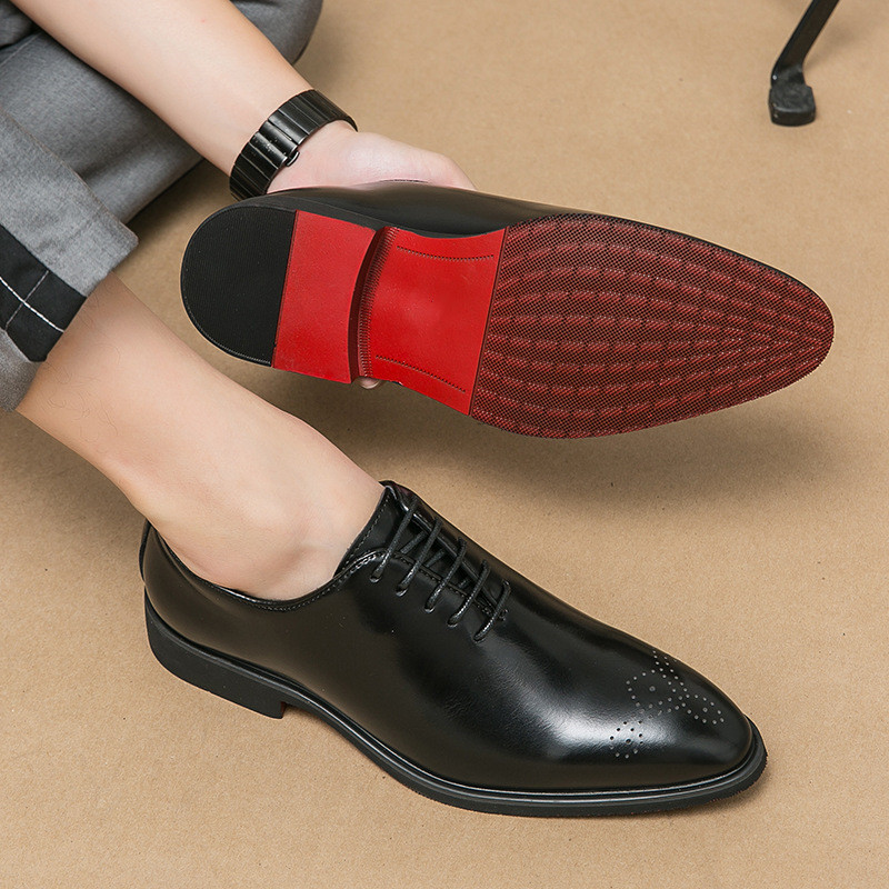メンズフォーマルウェア、新作ビジネスレザーシューズ、メンズカ - Men'S Formal Office Wear Shoes のレビューと価格